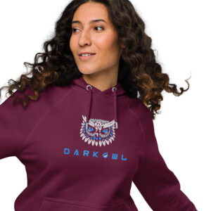 Darkowl eco raglan hoodie