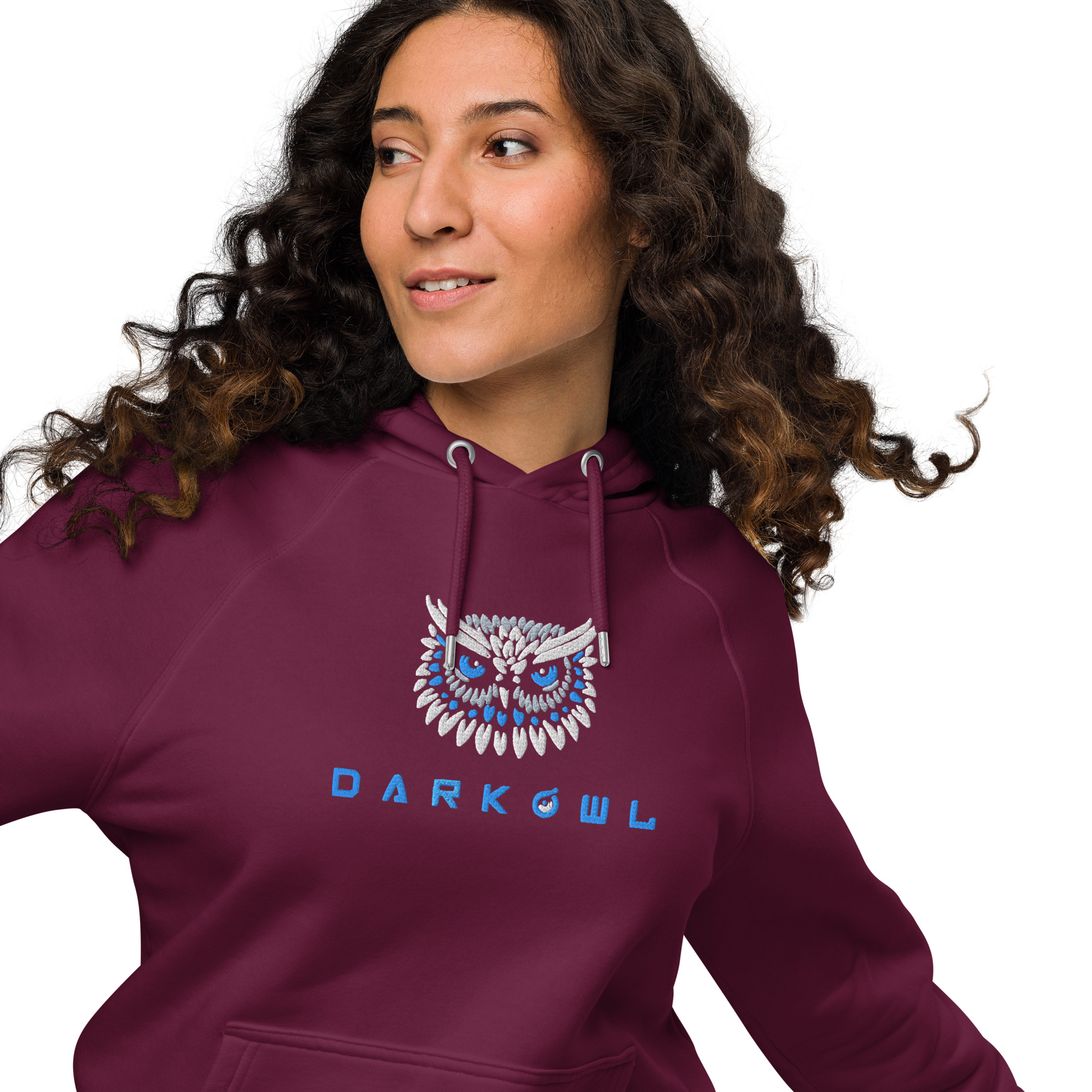 Darkowl eco raglan hoodie